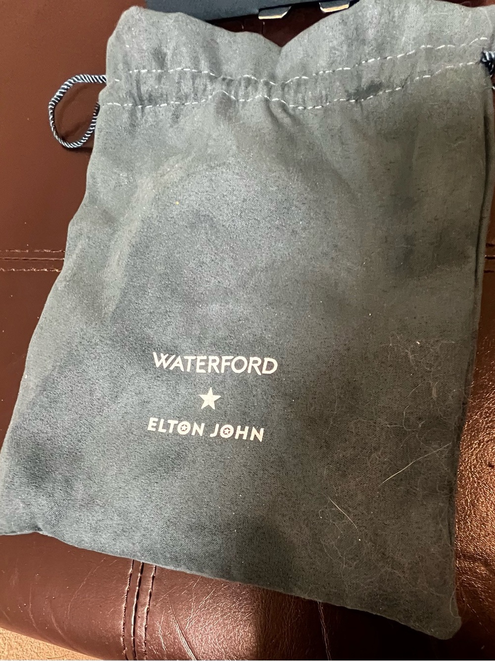 Waterford Suede Drawstring Pouch in Dark Teal.